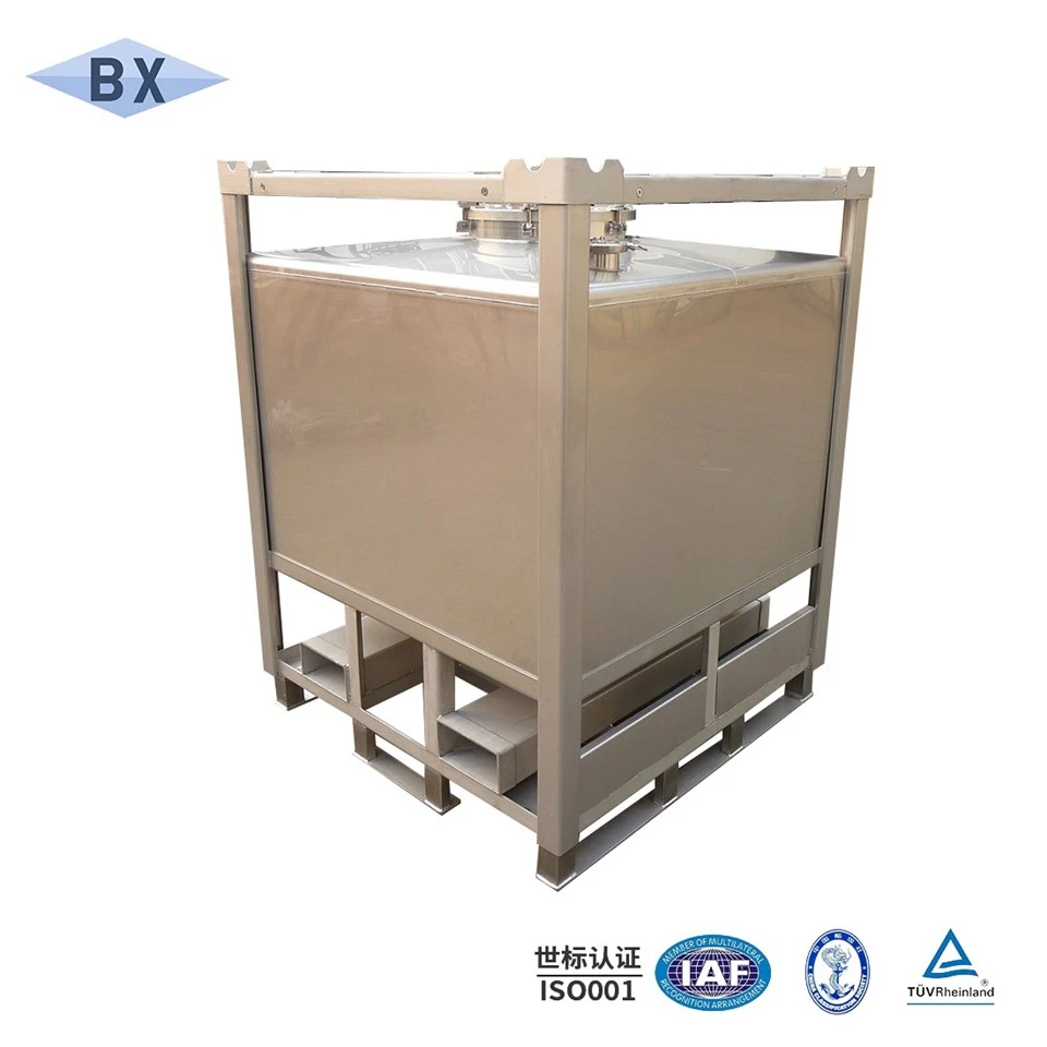 Chemical Stainless Steel IBC Tote Tank Chemical Stainless Steel IBC Tote Tank